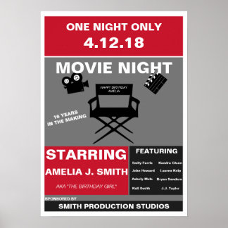 Filmabend-Poster Poster