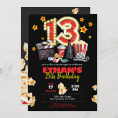 Filmabend, Theater - Einladung zum 13. Geburtstag (Vorne/Hinten)