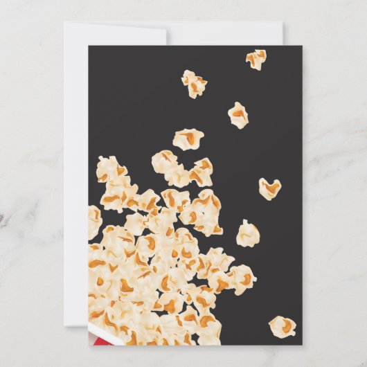 Filmabend, Theater - Einladung zum 14. Geburtstag (Rückseite)