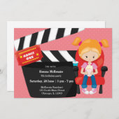 Filmabend * wählen Sie Hintergrundfarbe Einladung (Vorne/Hinten)