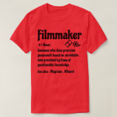 Filmaker Funny Definition Filmmaker Funny SayF T-Shirt (Design vorne)