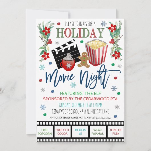 Filmauftakt Einladung (Vorderseite)