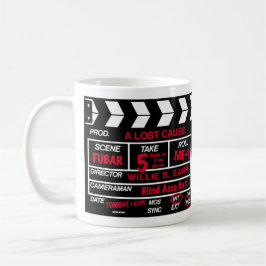 Filmbildkamera-Schiefer Kaffeetasse