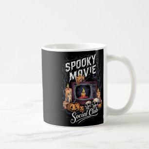 Filmclub Vintages Fernsehen Halloween Horror Art Kaffeetasse