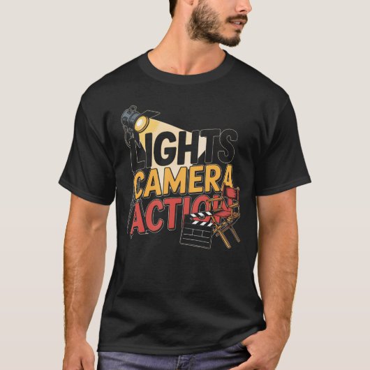 Filmcrew erstellen T-Shirt (Vorderseite)