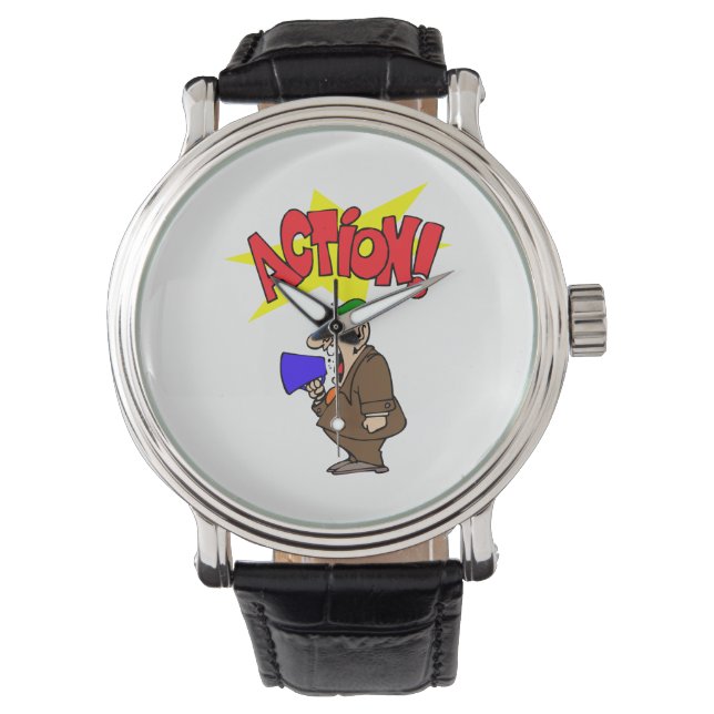 Filmdirektor Armbanduhr (Vorderseite)