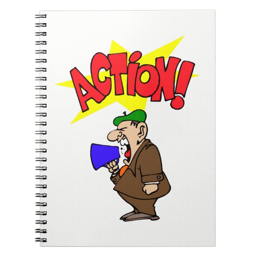 Filmdirektor Notizblock (Vorderseite)