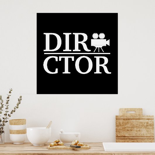 Filmdirektor Poster (Küche)