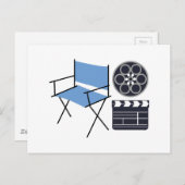 Filmdirektor Postkarte (Vorne/Hinten)