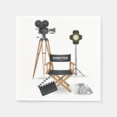 Filmdirektor Set Paper Napkins Serviette (Vorderseite)