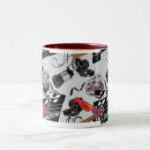 Filmdirektorn-Tasse Zweifarbige Tasse (Mittel)