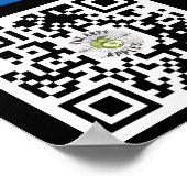Filme im Park Banner qr Code Poster (Ecke)