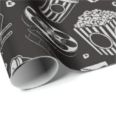 Filme Kinofilme Wrapping Paper Geschenkpapier (Rolleneckpunkt)