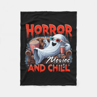 Filme und Chill Spooky Ghost Movie Liebhaber Gesch Fleecedecke