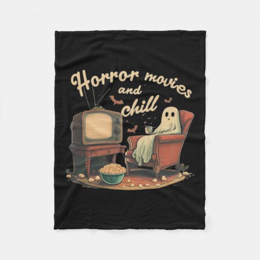 Filme und chillen Geist Fleecedecke (Vorderseite)