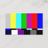 Filmeditor Schlichtes TV-Bildschirm-Fernsehspektru Visitenkarte (Vorderseite)