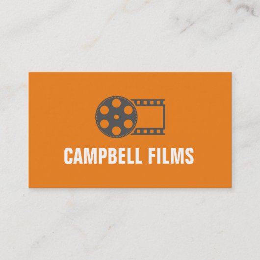 Filmemacher, Director Business Card Visitenkarte (Vorderseite)