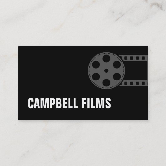 Filmemacher, Director Business Card Visitenkarte (Vorderseite)