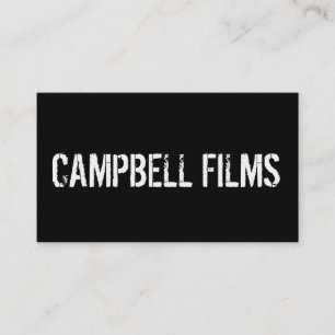 Filmemacher, Director Business Card Visitenkarte