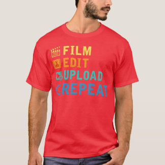 Filmemacher Editor Kameramann Youtuber Film m  T-Shirt