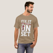 Filmemacher Fi It On Set Cinematographer Filmmaker T-Shirt (Vorne ganz)