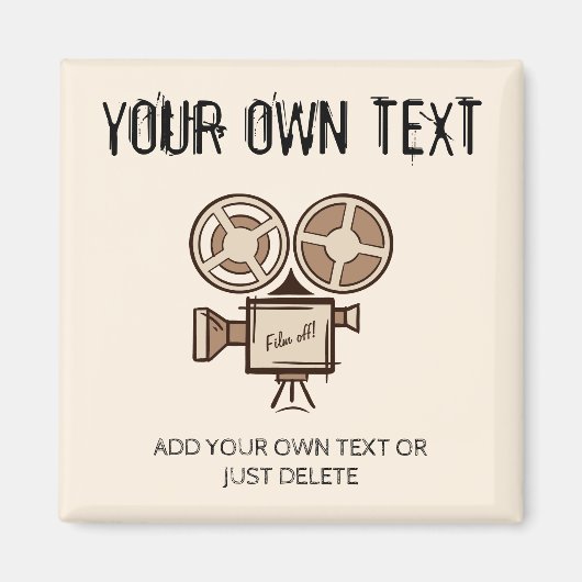 Filmemacher, Filmproduzent, Regisseur, Schauspiele Magnet (Vorne)