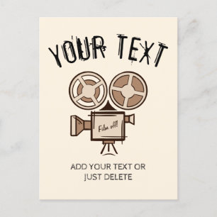 Filmemacher, Filmproduzent, Regisseur, Schauspiele Postkarte