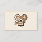 Filmemacher, Filmproduzent, Regisseur, Schauspiele Visitenkarte (Rückseite)