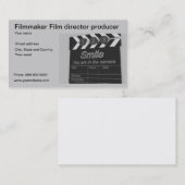 Filmemacher-Filmregisseurproduzent-Visitenkarte Visitenkarte (Vorne/Hinten)