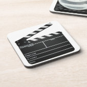 Filmemacher-Filmschieferschindel-Film-Untersetzer Getränkeuntersetzer (Linke Seite)