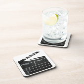 Filmemacher-Filmschieferschindel-Film-Untersetzer Getränkeuntersetzer (Rechte Seite)