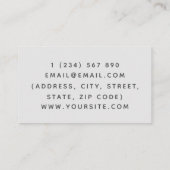 Filmemacher Pastel & Brown Film Tape Visitenkarte (Rückseite)