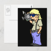 Filmemacher Postkarte (Vorne/Hinten)