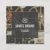 Filmemacher Quadratische Visitenkarte (Vorderseite)