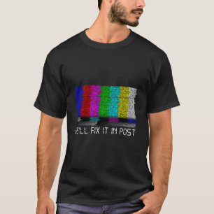Filmemacher Repariere es in der Postproduktion Kam T-Shirt