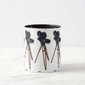 Filmemacher-Vintage Kamera Tasse (Zentrum)