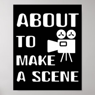 Filmemacher will eine Szene Film machen Film Movie Poster