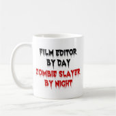 Filmemacherin Zombie Slayer Kaffeetasse (Links)