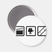 Filmemachgerät Magnet (Vorderseite/Rückseite)
