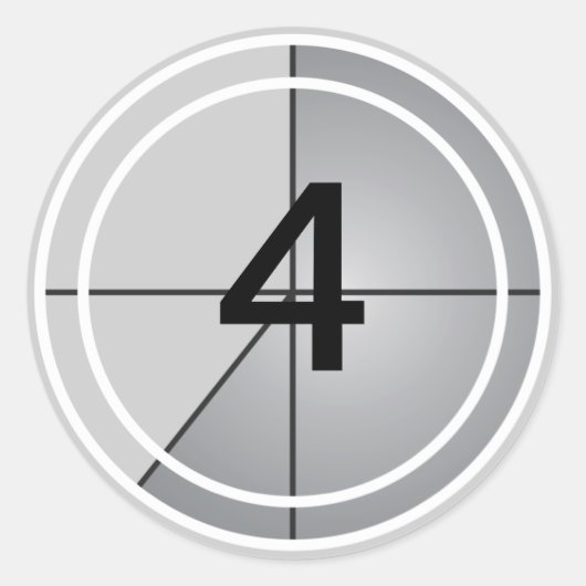 Filmerzählung Runder Aufkleber (Vorderseite)