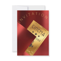 Filmfestival Filmfestival Metal Red Ruby Gold