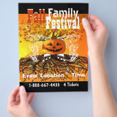 Filmfestival Halloween Herbst Flyer (Hand)