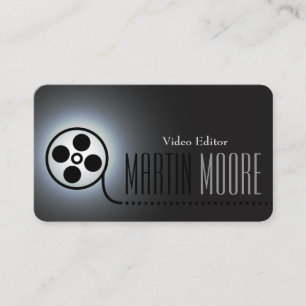 Filmfilmband-Videodienstleistungen Visitenkarte