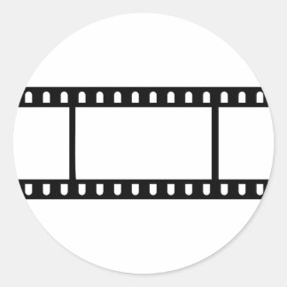Filmflick Runder Aufkleber