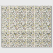 Filmgenres: Fernsehshows Doodle Set Geschenkpapier (Flach)