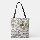 Filmgenres: Fernsehshows Doodle Set Tasche (Rückseite)