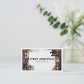 Filming Business Movie Director Fotograf Visitenkarte (Stehend Vorderseite)