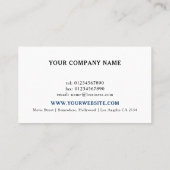 Filming Business Movie Director Fotograf Visitenkarte (Rückseite)