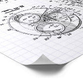 Filmkamera 1940 Patentkunst - Peper mit Linde Poster (Ecke)