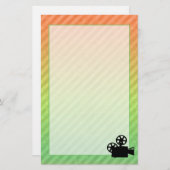 Filmkamera Briefpapier (Vorne/Hinten)